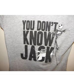 Disney Juniors 'The Nightmare Before Christmas' Fitted Babydoll Tee sz S (3-5)